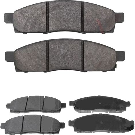 KIT PASTIGLIE FRENO ANTERIORI E POSTERIORI compatibile con BMW 5 (G31) / PASTIGLIE FRENANTI AUTO OEM 35074 35144,37731 37787 / SOSTITUZIONE DIRETTA / BASSA POLVERE / SILENZIOSO