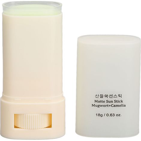 Bâton solaire matifiant 18g, protection UV légère et hydratante pour le visage femme (1/5)