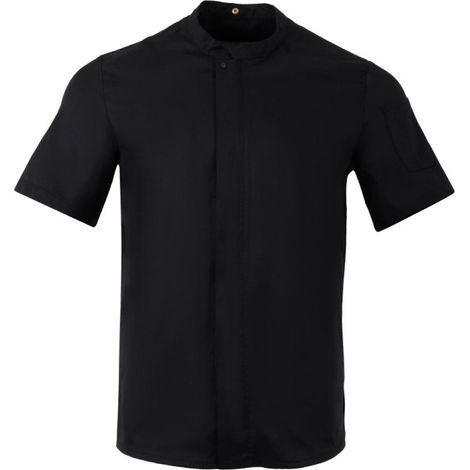 Veste de cuisinier en maille à manches courtes Southside Harlem noire L