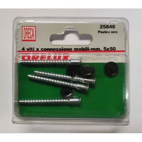 ORECA - VITI PER CONNESSIONE MOBILI CONIMPRONTA A CROCE 5X50MM 4PZ