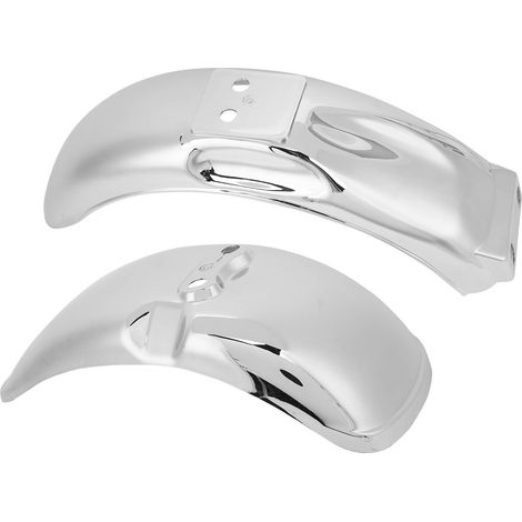 Garde-boue moto chromé anti-éclaboussures pour Z50 Z50A Z50J, compatible roues 8 ou 10 pouces, pare-boue latéral brillant (1/5)