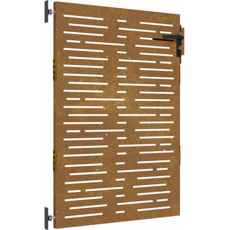 Maison Exclusive - Gartentor 85x150 cm Cortenstahl Quadratisches (1/5)