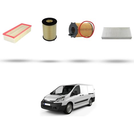 Kit tagliando 4 filtri compatibile con Toyota Proace 2.0 D4-D 120kw Dal 2013