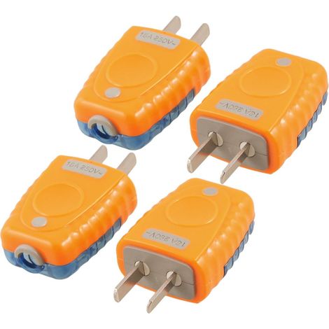 2 Flachstecker US-Stecker AC 250V 16A Orange Blau Netzteil 4 Stck (1bdb7277e495a1d5fda82876fd62415c)