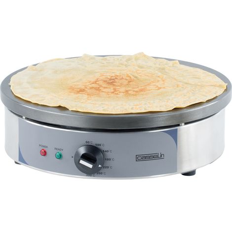 Crêpière fonte 2200w 35cm inox - Casselin - ccr35e