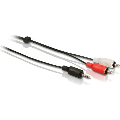 Philips SWA2527W/10 - Cavo de Connettore Jack (1,5 metri), nero