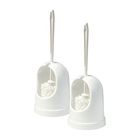KIT SET 2 PZ MAURY'S PORTA SCOPINO BIANCO (1/2)