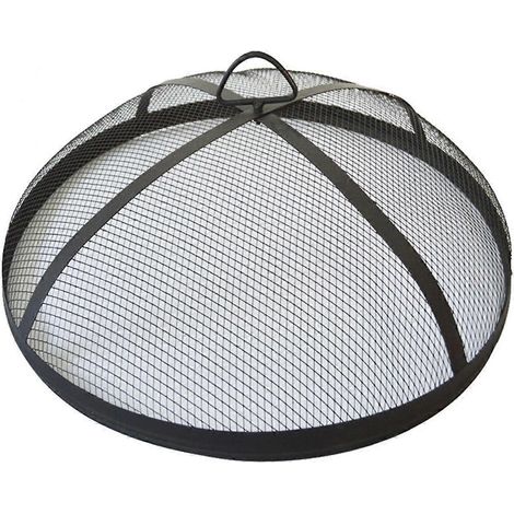 Pare-étincelles pour foyer extérieur, housse de protection ronde pour foyer, bâche pour foyer extérieur (1/5)