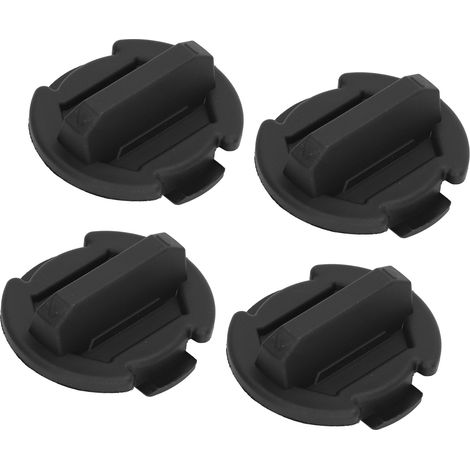 Bouchon de vidange d'huile noir 4 pièces, étanche, remplacement pour Polaris RZR General (1/5)