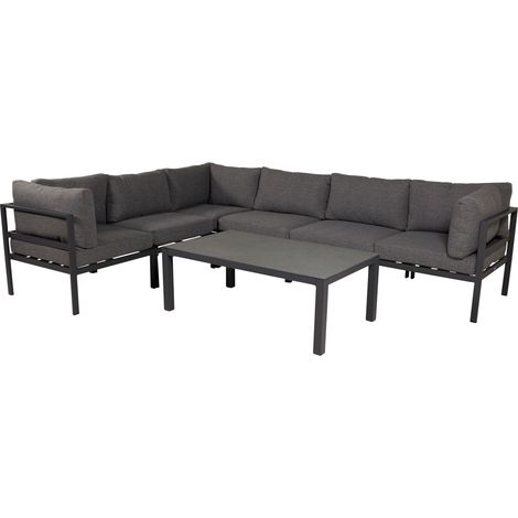 Ebuy24 – Table basse Copacabana en verre noir – Table basse fixe – Design moderne – Dimensions 100x60x40cm – Pour intérieur élégant (1/4)