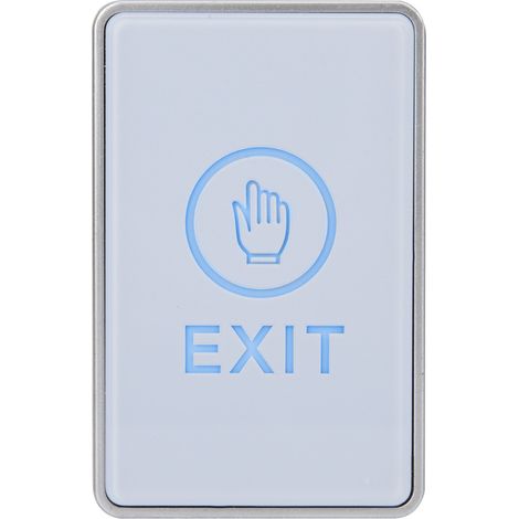 Système de contrôle d'accès de porte DK-920C : bouton tactile de sortie et interrupteur d'ouverture de porte par poussoir