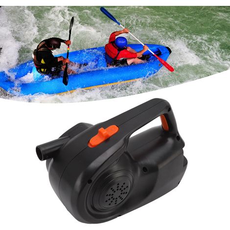 Pompe à Air Électrique Portable pour Camping Pêche Bateau Matelas Gonflable avec Fonction Aspiration et Charge Voiture 12V Alimentation EU 100-240V (1/5)