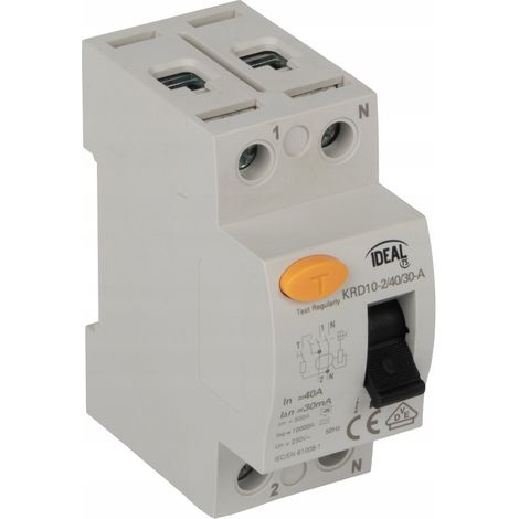Interruptor diferencial Kanlux krd10-2 40A 30mA (1/3)