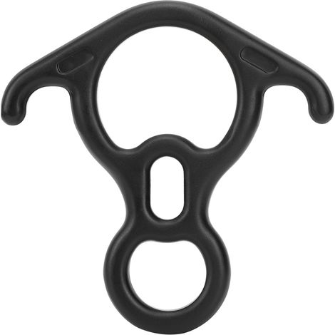 Mousqueton à anneau en forme de 8, corne de bœuf 50KN, descendeur, équipement d'escalade de sauvetage pour travail aérien (1/5)