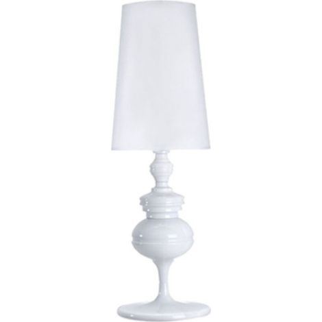 Lampe décorative de salon de style européen lampe de table lampe de chevet blanc moyen 20x57cm (1/3)