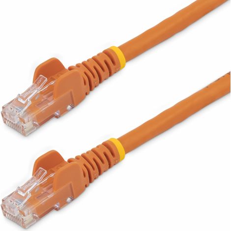 StarTech.com 3m Cat6 UTP RJ45 Gigabit Patchkabel Snagless - Cat 6 Netzwerkkabel - Orange
