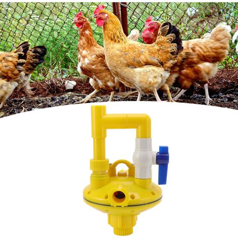 2-Wege-Druckregler mit automatischem Ventil für Hühner, Enten und Kaninchen, ABS-Material, 3/4 Zoll G, Größe 28,3 x 19,2 x 18,5 cm