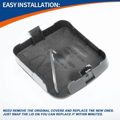 Cache attelage Couvercle Crochet Remorquage Voiture Avant Gauche pour Toyota Rav4 2009-2011 No.532860R906 - 1Pcs (1/5)