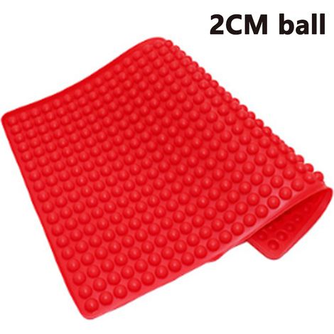 Tapis De Cuisson En Silicone - Rond 2 Cm - Résistant À La Chaleur Jusqu'à 230 °C - Pour Barbecue Et Four - 1 Pièce (1/5)