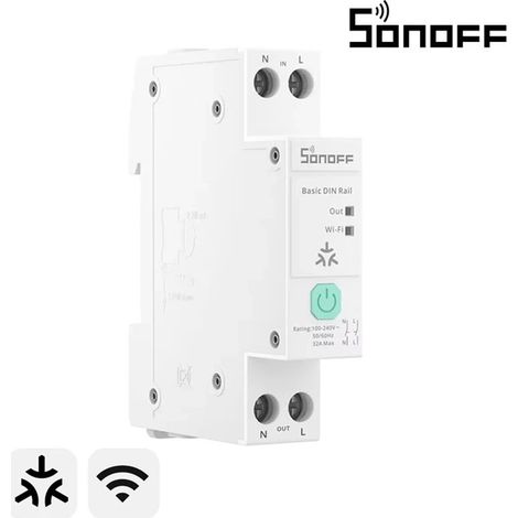 Sonoff BASIC-1GSP Interruttore da Guida DIN 32A Smart Matter Over WiFi (1/5)