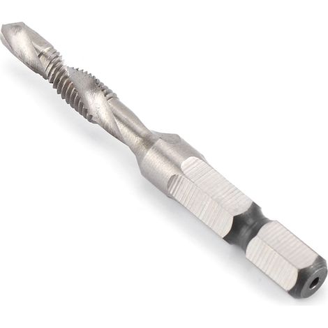 Foret hexagonal M5 HSS 1/4" et foret de taraudage pour outil électrique (1/5)