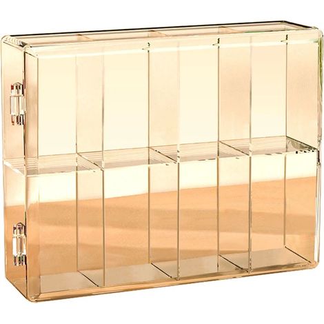 Boîte de rangement transparente à 8 compartiments pour figurines d'anime - Organisateur pour la maison (1/5)