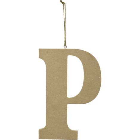 LETTERA "P" LEGNO