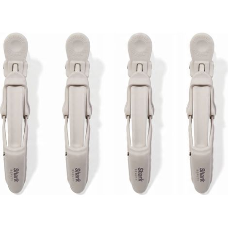 Pinzas para el cabello con forma de tibur贸n XSKHCP400SLEU plateadas (1/2)