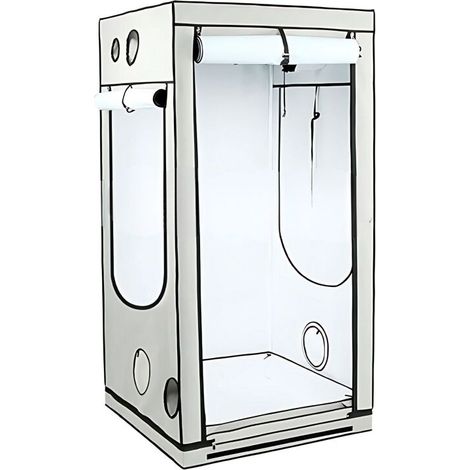 Homebox Ambient Q100+ 100x100x220 cm Growzelt Indoor Pflanzenzelt Gewächshaus (1/3)