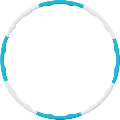 1 Cerceau de fitness, conception 8 sections, taille ajustable, cerceau lesté détachable, exercice abdominaux, adultes et enfants (1/5)