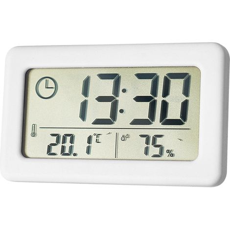 Horloge-Alarme-Numérique-Thermomètre-Hygromètre-LED-Pour-Intérieur-Affichage-Température-et-Humidité-9 6-x-5 8-x-1-cm-1-pièce (1/5)