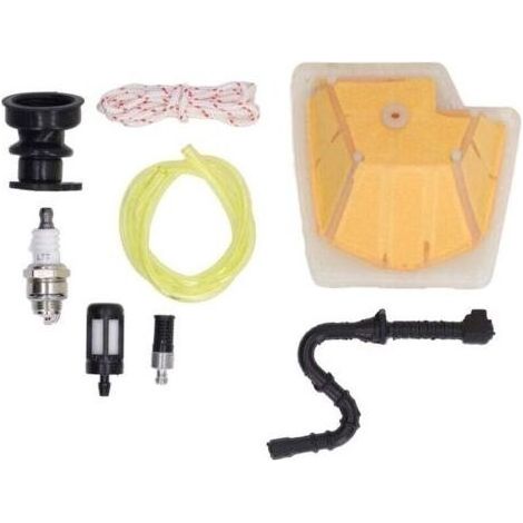 PA Kit de conduite de carburant avec filtre à Air, bougie d'allumage Standard Stable, Kit de filtre à carburant pour tronçonneuse Stihl MS270 (1/4)