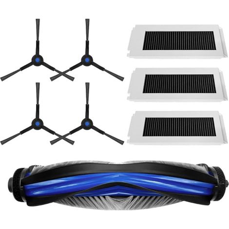 Kit d'accessoires pour aspirateur N30 Pro, 8 pièces, 1 brosse principale, 4 brosses latérales, 3 filtres, outils de nettoyage de décoration de la maison, pièces (1/5)