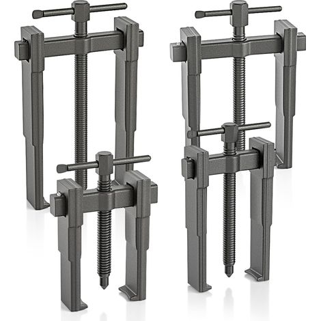 4 Stück Zweibacken Lagerabzieher Satz 3" 4" 6" 8" 20-85mm, 2 Arme Kugellager Abzieher Zahnradlager, Spezielle Dünne Klauen Polradabzieher Innen Außen Auszieher Werkzeug, zum Radabbau, 1-4.5 Tons (1/5)