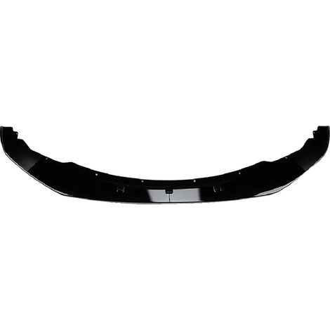 Spoiler delantero, material PP de alta calidad, dimensiones OEM estándar, compatible con el Serie 1 F20/F21 M-Sport, acabado negro brillante, instalación directa. (1/4)