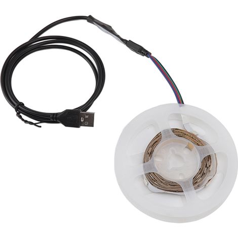 Bande lumineuse LED basse tension 5050 RGB, bande lumineuse défilante avec effet immersif, ambiance de bureau, 5V, bande lumineuse de 10 mètres. (1/5)