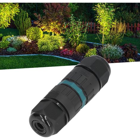 Connecteur étanche IP68 pour extérieur, raccord rapide droit 5 conducteurs, diamètre 10‑14mm
