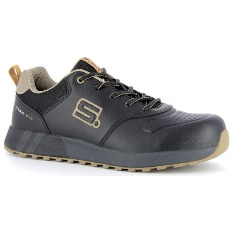 S 24 Bossi Industrie – Chaussures de sécurité S3 SRC mixte Ruck – Microfibre légère et hydrofuge – Crampons pour chantiers humides – Pointure 42 (1/5)