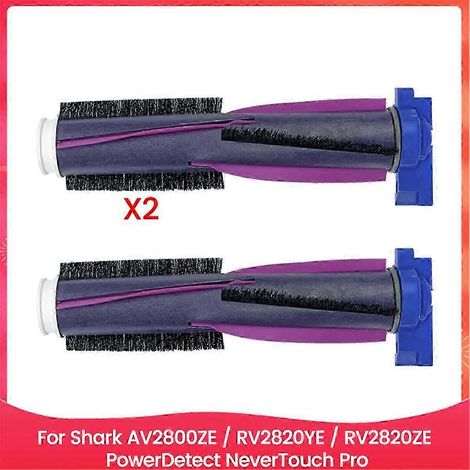 Lot de 2 brosses principales pour aspirateur robot Shark AV2800ZE/RV2820YE / RV2820ZE PowerDetect NeverTouch Pro (1/5)