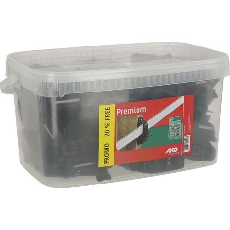 AKO Premium Klemm Isolator 60 Stk. Eimer