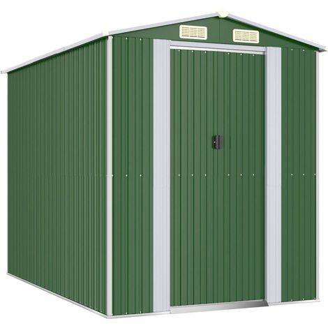 Maison Exclusive - Capanno da Giardino Verde 192x274x223 cm Acciaio Zincato