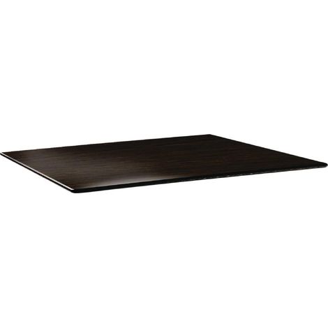 Plateau de table wengé rectangulaire 120 x 80 cm - Topalit