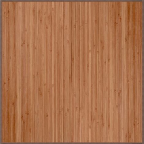 Tapis carré naturel 100x100 bambou (1/5)