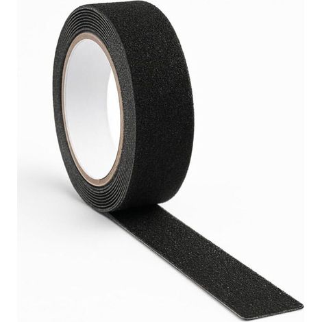 Ruban Adhésif Noir Pour Antidérapant Antidérapant Intérieur / Externe Sans Résidus 25mmx5mt (1/5)
