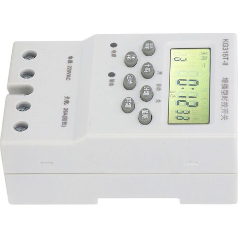 Zeitschaltuhr, programmierbarer Timer mit Digitalanzeige, AC220V für Maschinen (1/5)