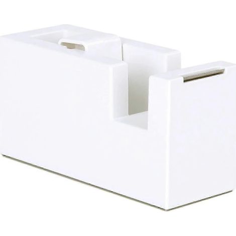 Distributeur de ruban adhésif de bureau - Coupe-ruban adhésif lesté avec base antidérapante en silicone pour le bureau, l'école et la maison