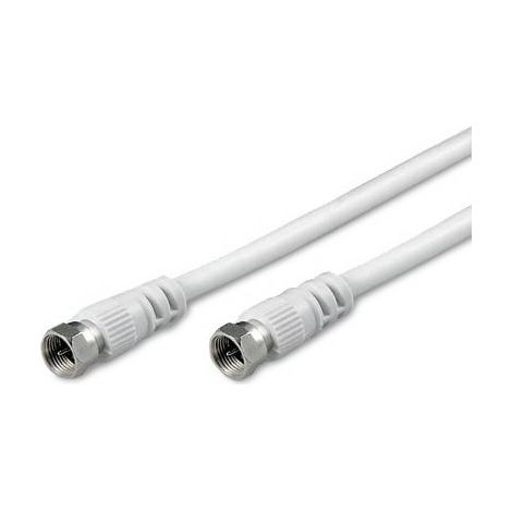 nuovaVideosuono 19/01 cable coaxial 5 m Tipo F Blanco