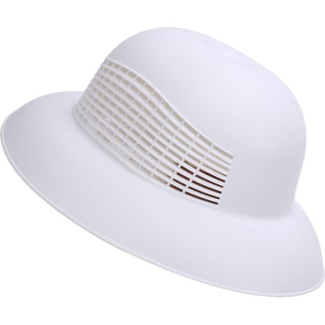 Chapeau rigide pour apiculteur, capuchon de protection ventilé en plastique, outil d'apiculteur pour hommes et femmes, blanc