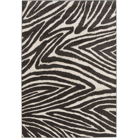 Tapis graphique à motif zébré - 120x170cm - Zebra