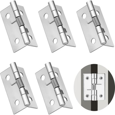Scharniere für Schranktüren, hochbelastbare verdeckte Türscharniere, Edelstahlscharniere (5er-Pack), Türscharniere (1/5)